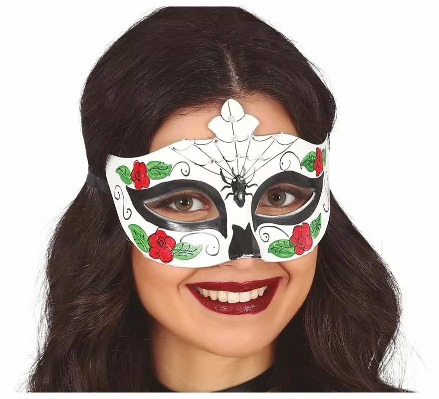 Translation missing: es.Antifaz de Catrina con Araña