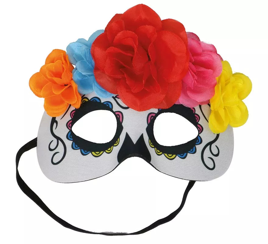Translation missing: es.Antifaz de Catrina con Flores