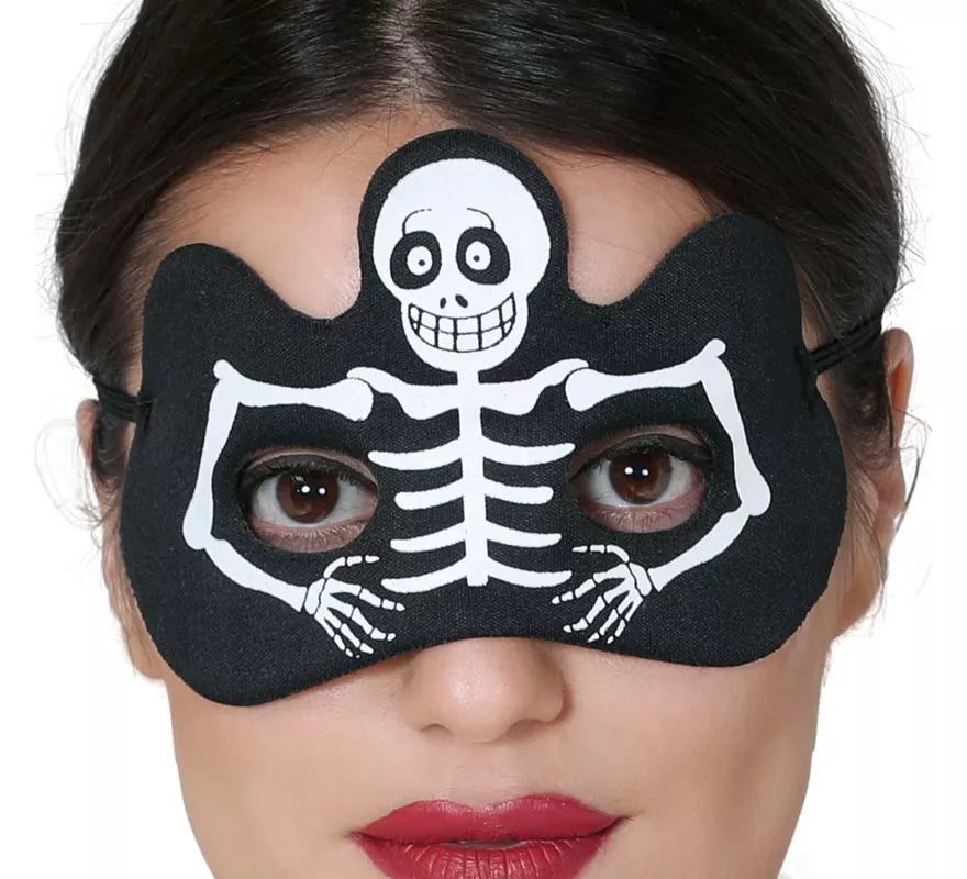 Translation missing: es.Antifaz Esqueleto infantil para Halloween