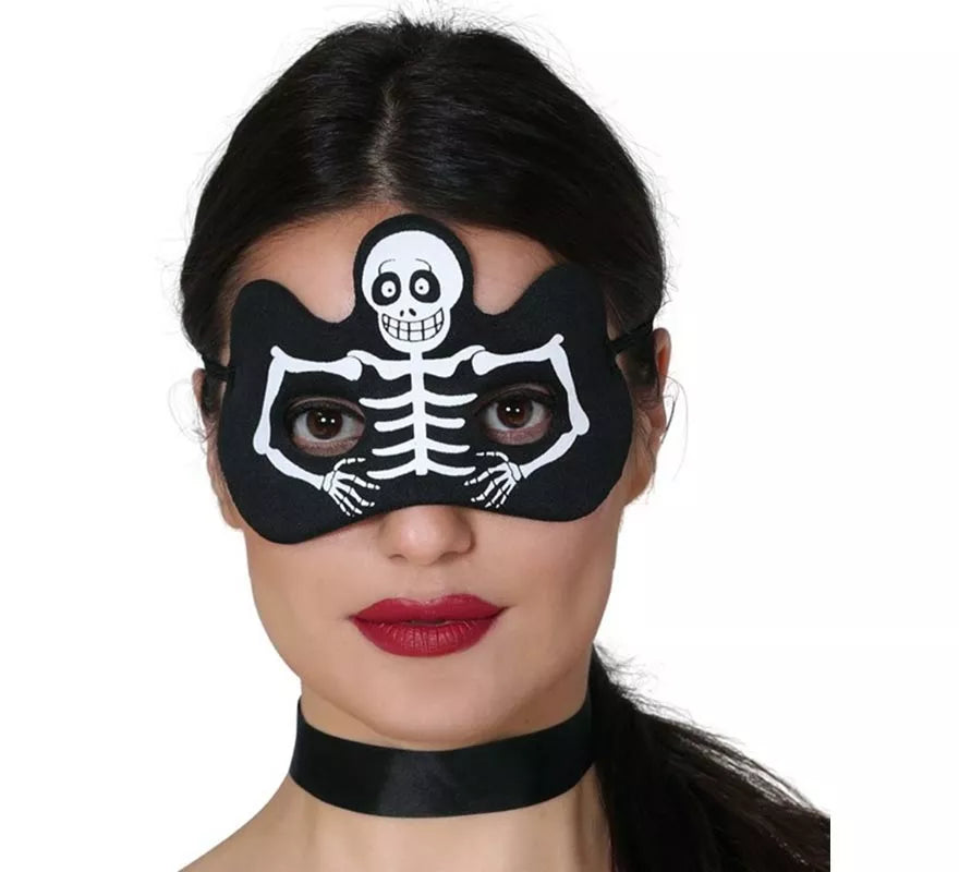 Translation missing: es.Antifaz Esqueleto infantil para Halloween