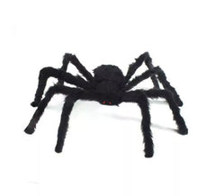 Araña negra patas cortas de 90 cm