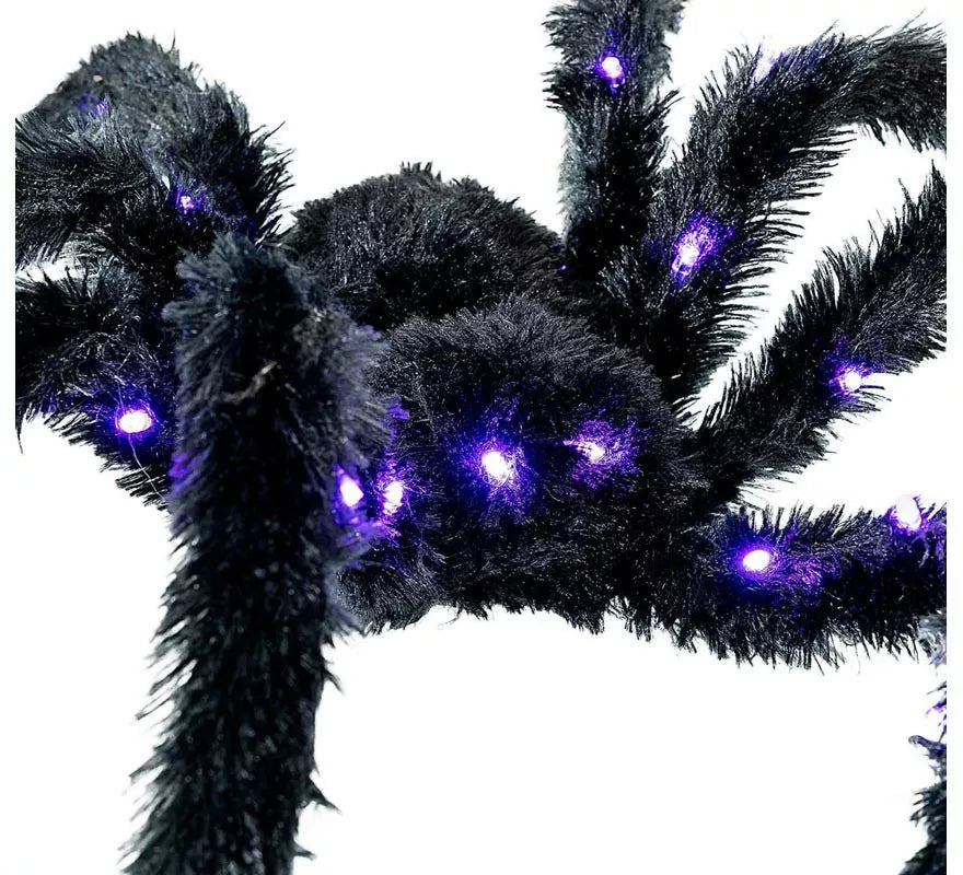 Translation missing: es.Araña peluda negra con luz de 86 cm