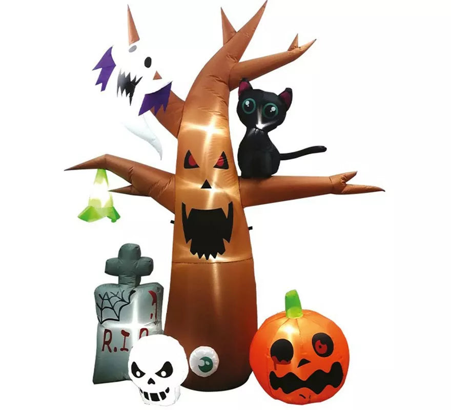 Translation missing: es.Árbol Auto Hinchable de Halloween con LEDs de 240 cm