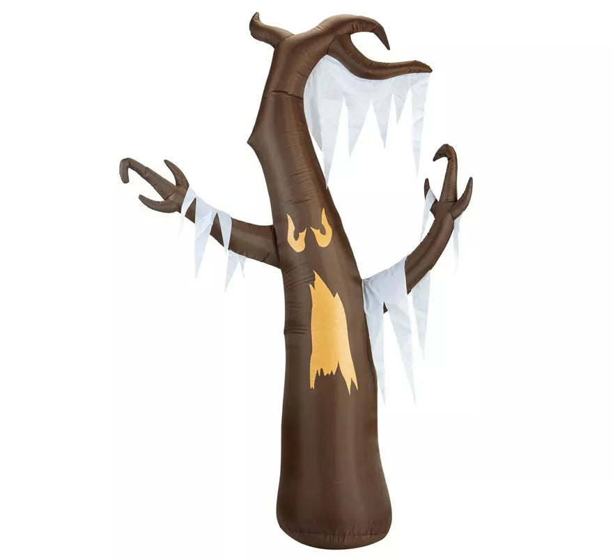 Árbol de los Hechizos Auto Hinchable de Halloween con Iluminación de 244 cm