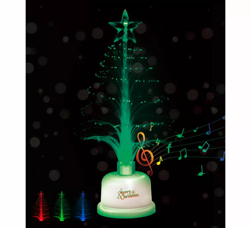 Árbol de Navidad con Luz y música de 4,5x15 cm
