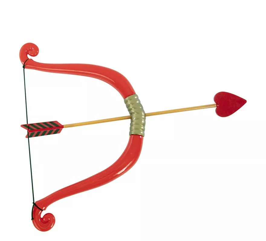 Translation missing: es.Arco de Cupido con flecha rojo de 55X15,8 cm