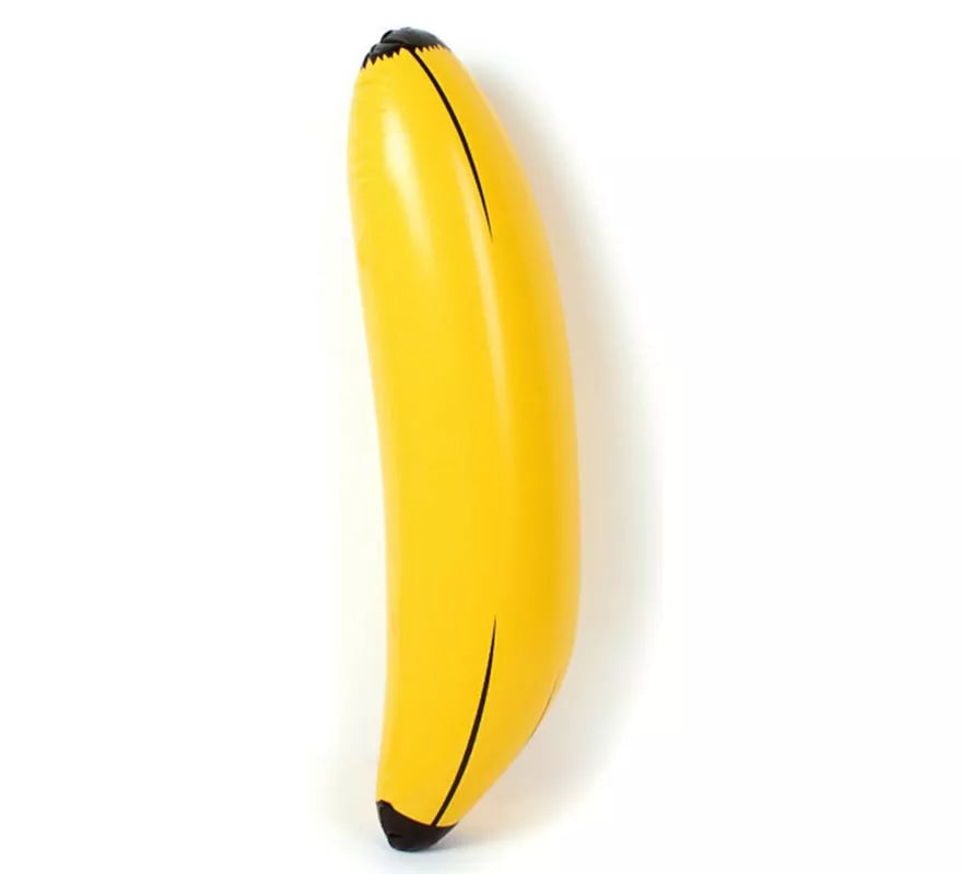 Translation missing: es.Banana Hinchable amarilla de 70 cm