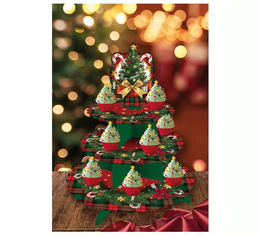 Translation missing: es.Bandeja Árbol de Navidad de 3 Pisos de 40x30 cm