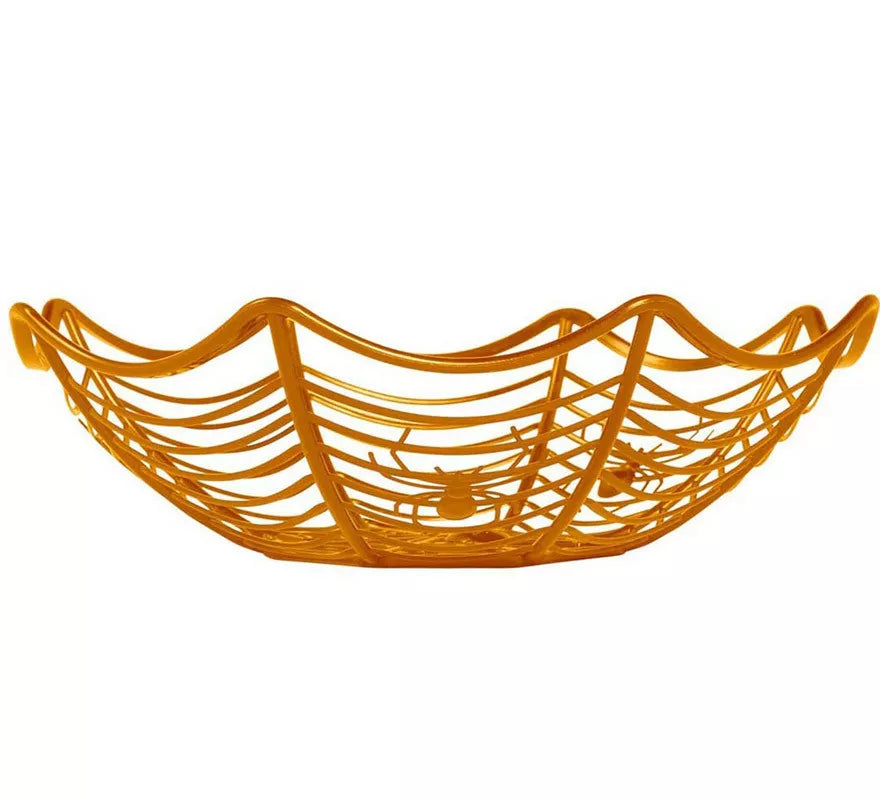 Translation missing: es.Bandeja Naranja Telaraña de Plástico de 28X8 cm