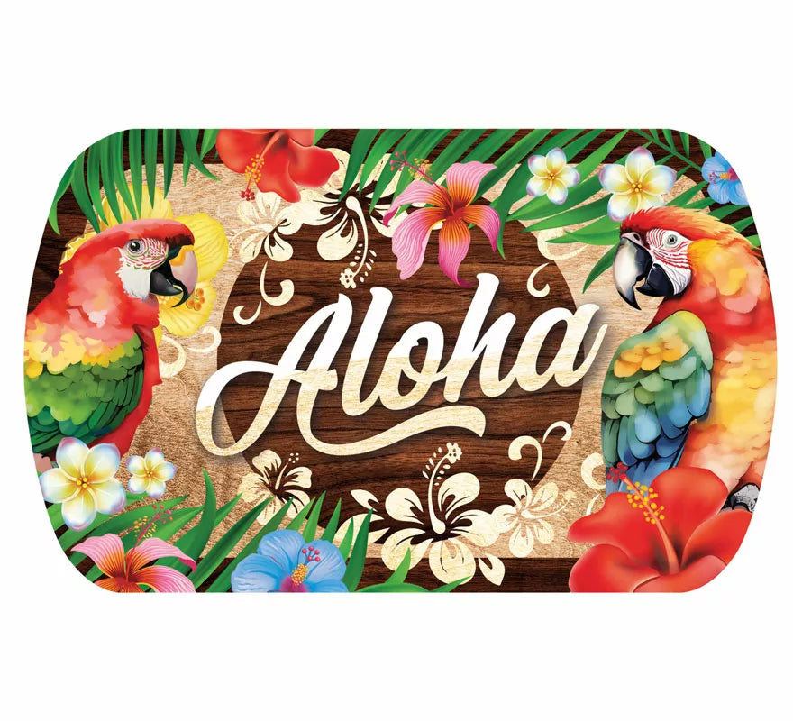 Translation missing: es.Bandeja Verano Aloha de plástico de 39x24 cm