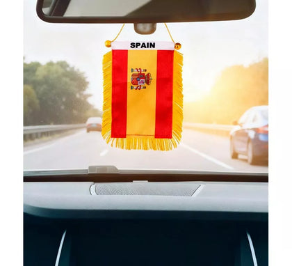 Banderín de España Colgable de 8x12 cm