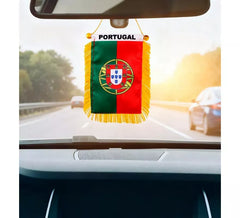 Banderín de Portugal Colgable de 8x12 cm