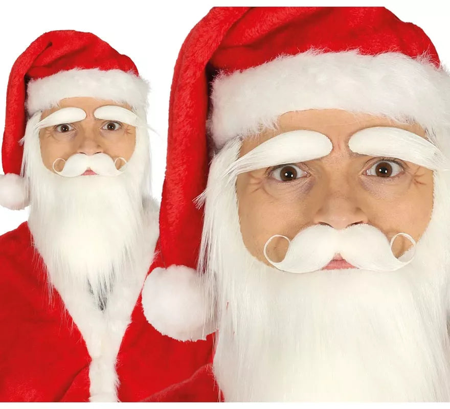 Translation missing: es.Barba, Bigote y Cejas Papa Noel