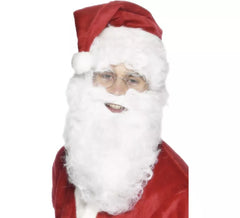 Barba de Papá Noel Blanca 28 cm
