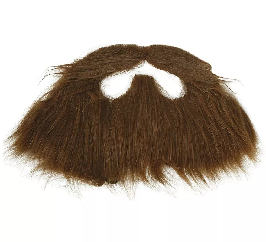 Translation missing: es.Barba y Bigote Castaña con Goma Elástica
