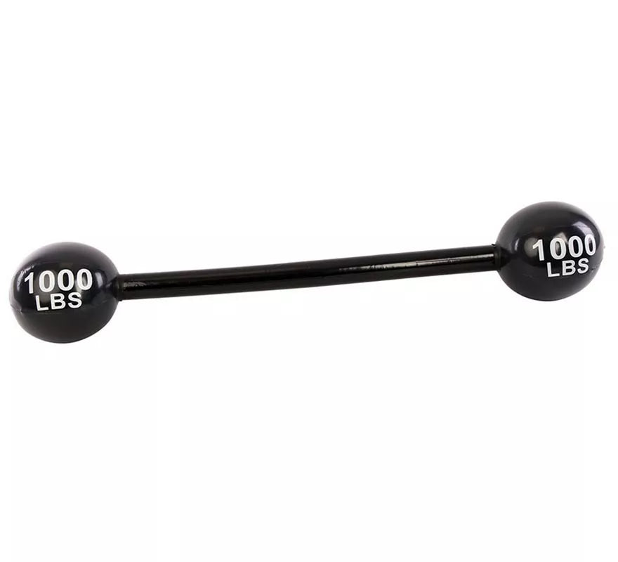 Translation missing: es.Barra de Forzudo pesas negras Hinchables de 120 cm