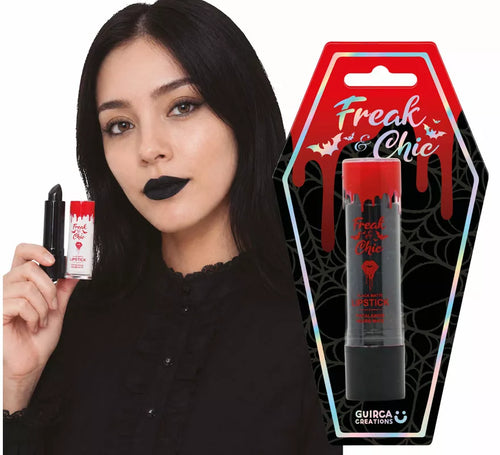 Barra de Labios negro Mate Extravagante y Elegante