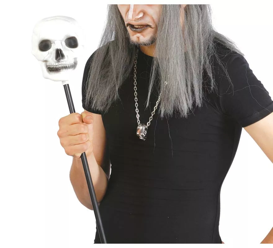 Translation missing: es.Bastón Calavera de Brujo de 60 cm. para Halloween