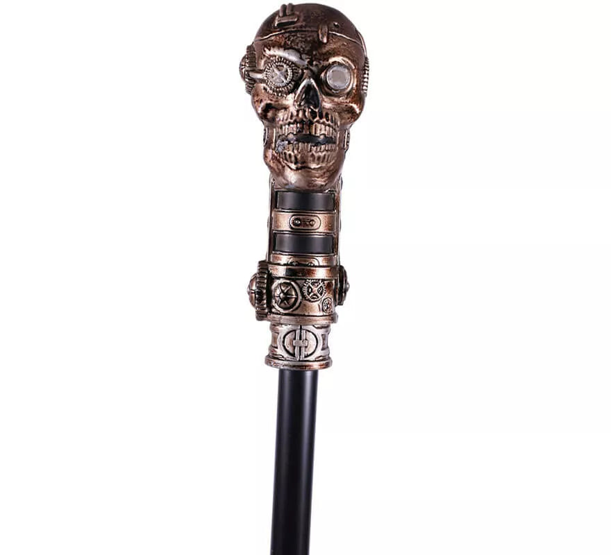 Translation missing: es.Bastón con Calavera Steampunk de 100 cm