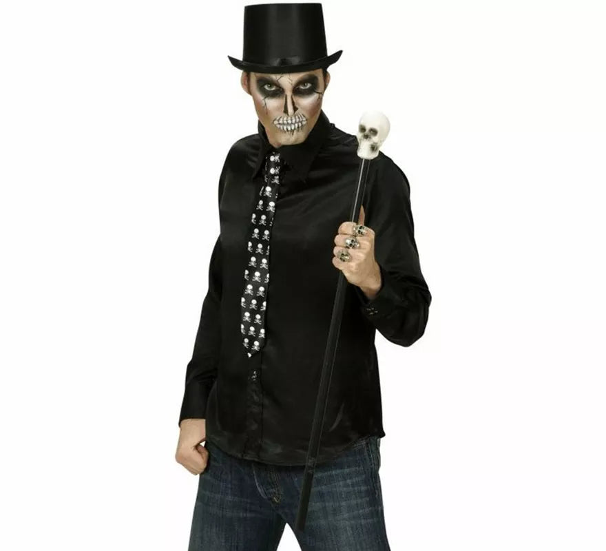 Bastón de Calavera de 80 cm
