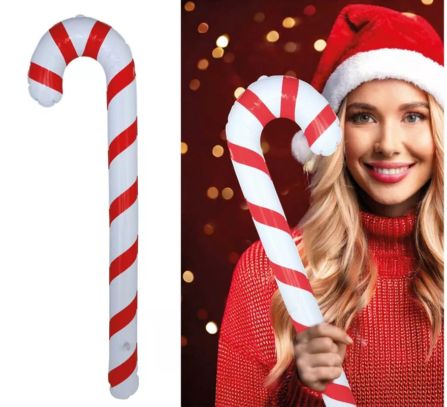 Translation missing: es.Bastón de Caramelo de Navidad Hinchable de 90 cm