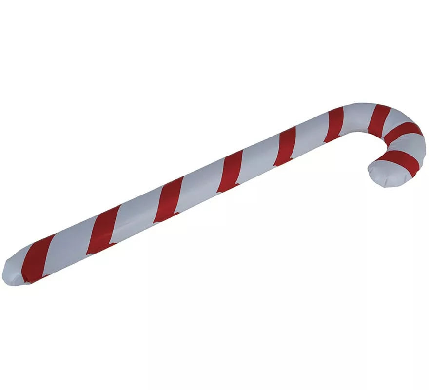 Bastón de Caramelo de Navidad Hinchable de 90 cm