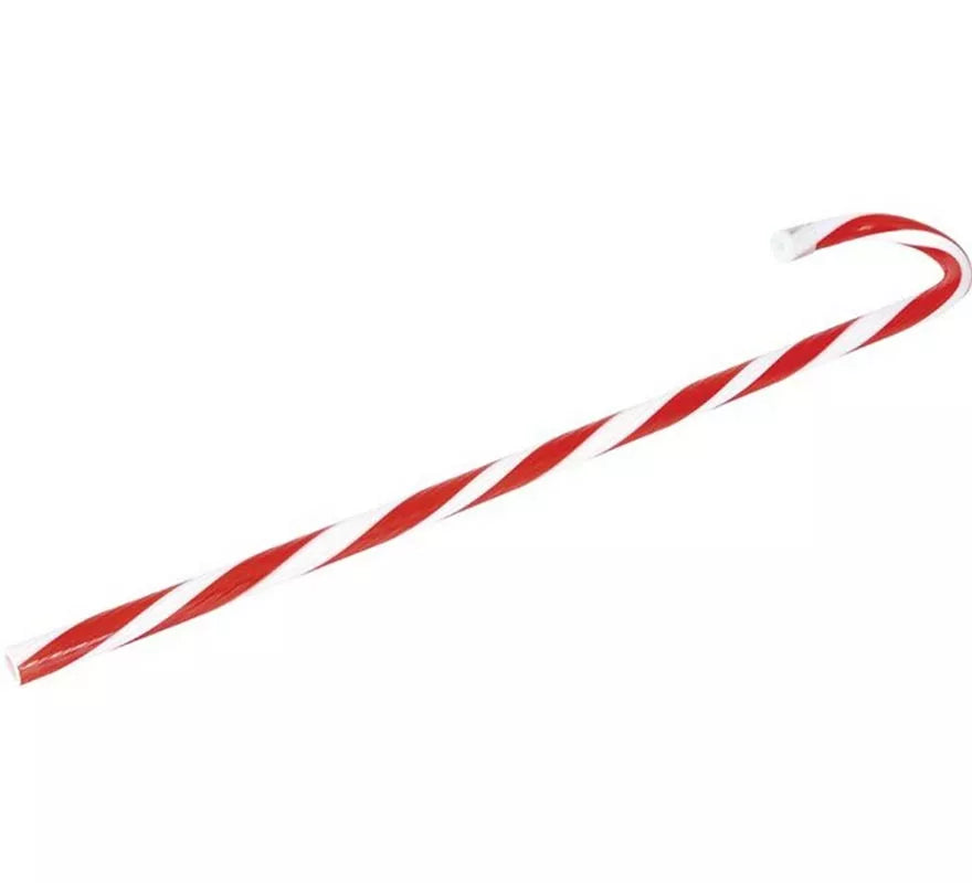 Translation missing: es.Bastón de Navidad imitación Caramelo de plástico de 70 cm