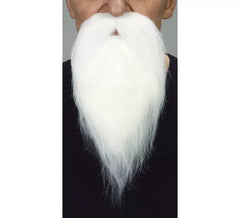 Bigote con Barba blanco