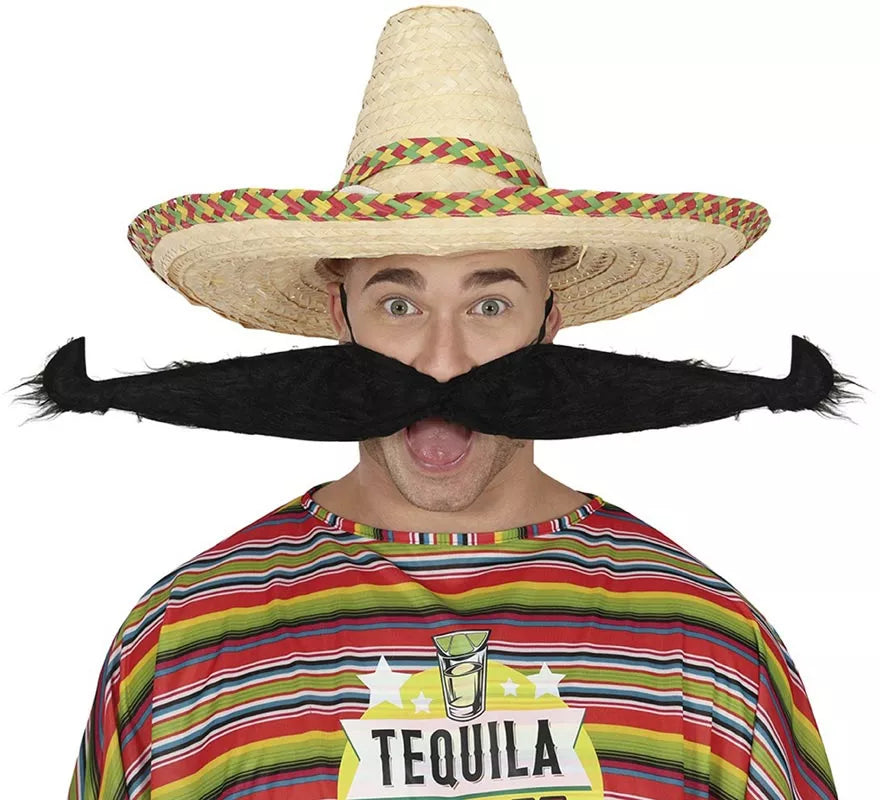 Translation missing: es.Bigote extra grande de 55 cm con elástico