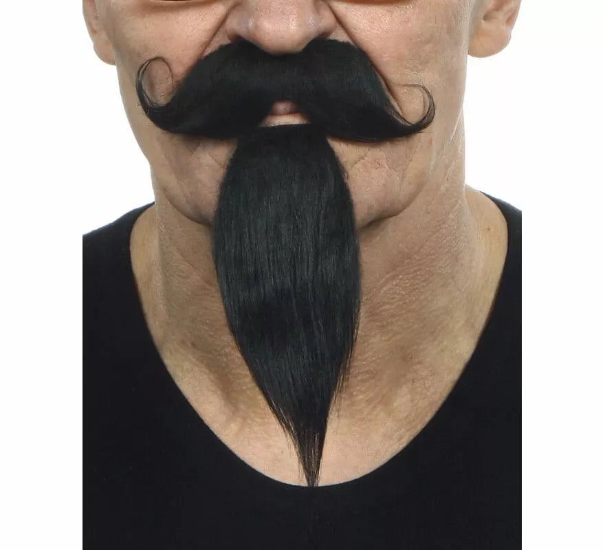 Translation missing: es.Bigote Inglés con Perilla negro