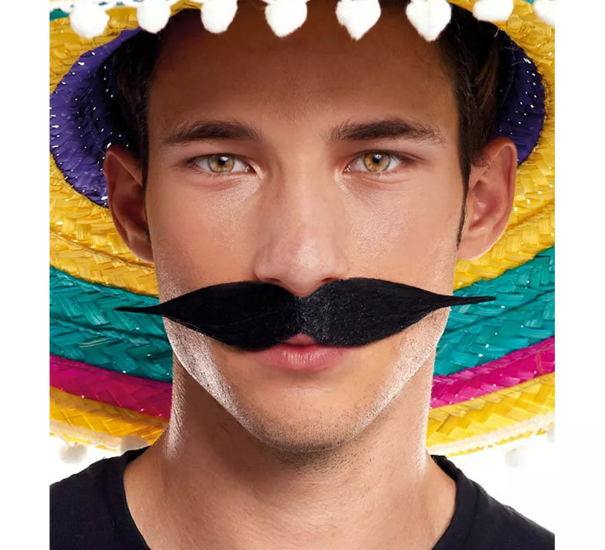 Translation missing: es.Bigote Negro Recto de Mexicano