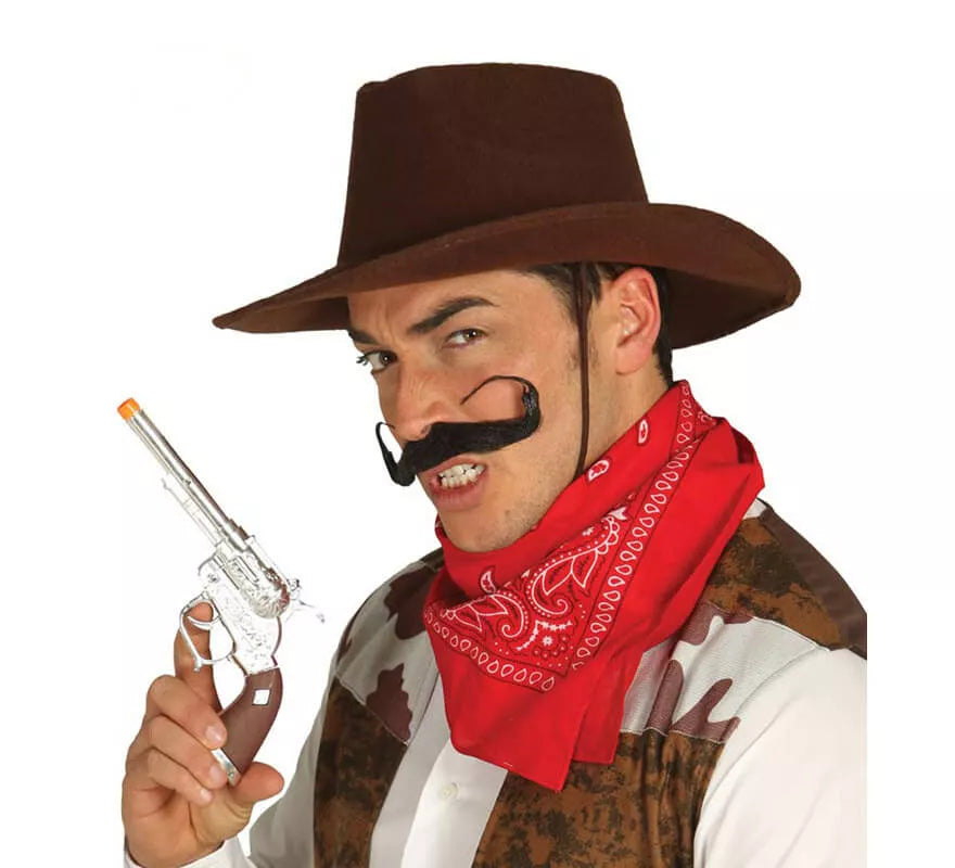 Translation missing: es.Bigote rizado negro de Vaquero