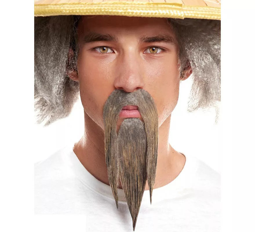 Translation missing: es.Bigote y Barba Gris Asiático