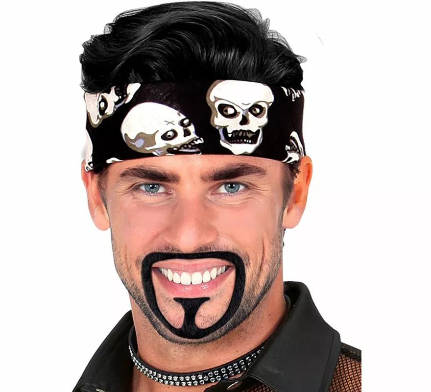Bigote y Perilla negro