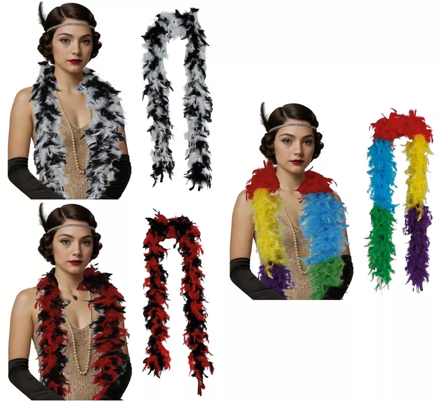 Translation missing: es.Boa de 80 g de plumas en varios colores