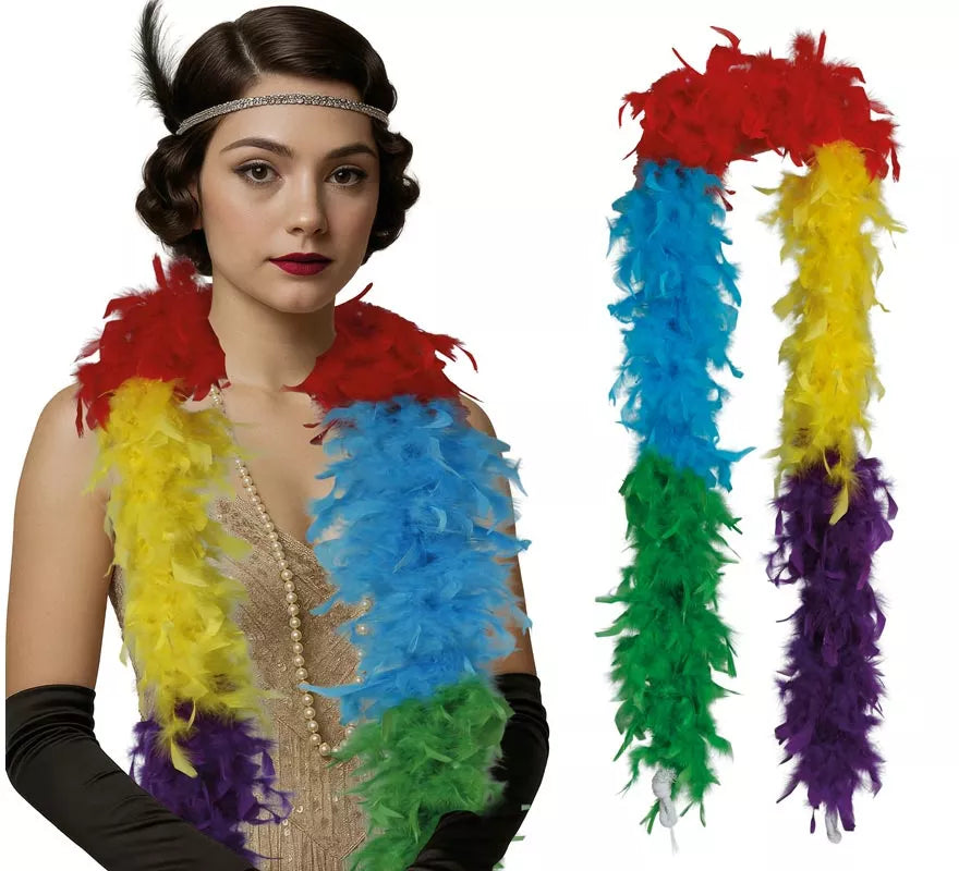 Translation missing: es.Boa de 80 g de plumas en varios colores