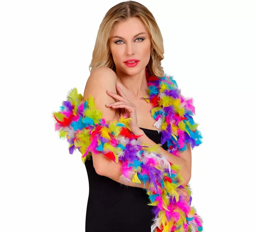Translation missing: es.Boa de Plumas de 1,80 m y 80 g en varios colores