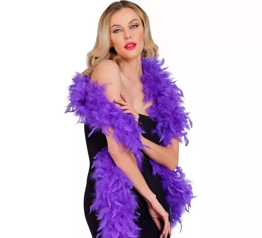 Translation missing: es.Boa de Plumas de 1,80 m y 80 g en varios colores