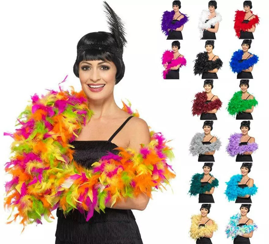 Translation missing: es.Boa Deluxe de Plumas 180 cm 80 g en varios colores