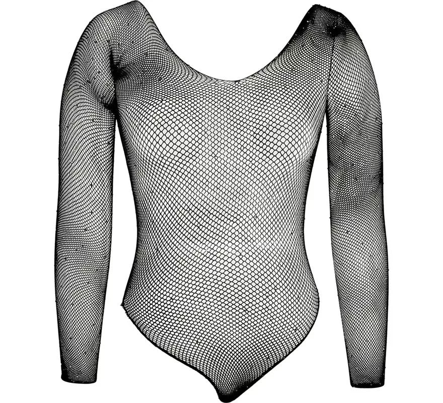 Translation missing: es.Body negro con Pedrería para mujer