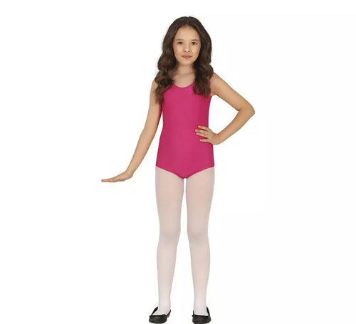 Body o Maillot Fucsia sin mangas para niños