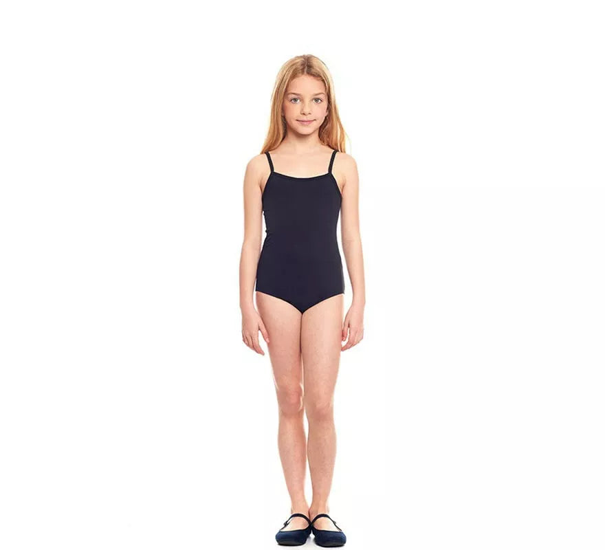 Translation missing: es.Body o Maillot Punto con tirantes negro para niña