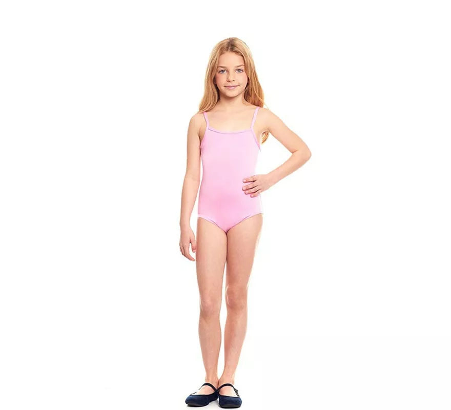 Translation missing: es.Body o Maillot Punto con tirantes rosa para niña