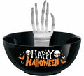 Bol con Mano Esqueleto Happy Halloween de 25 cm
