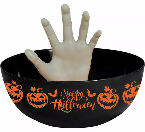 Bol con Mano Happy Halloween de 25 cm