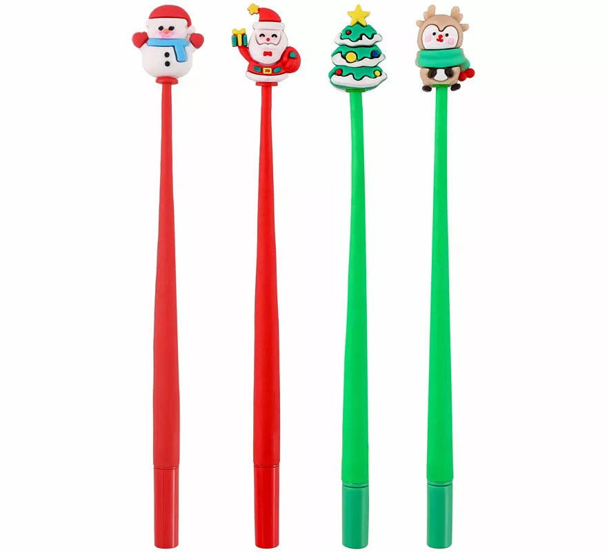 Translation missing: es.Bolígrafo Figurita de Navidad modelos surtidos