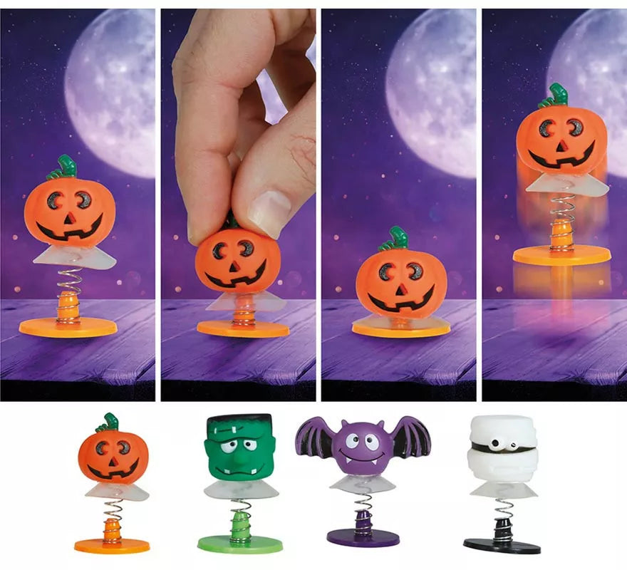 Translation missing: es.Bolsa 4 Muñecos Saltarines Halloween 4.5 cm
