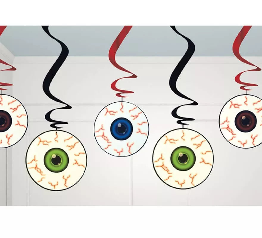 Translation missing: es.Bolsa 5 Colgantes decorativos Ojos para Halloween