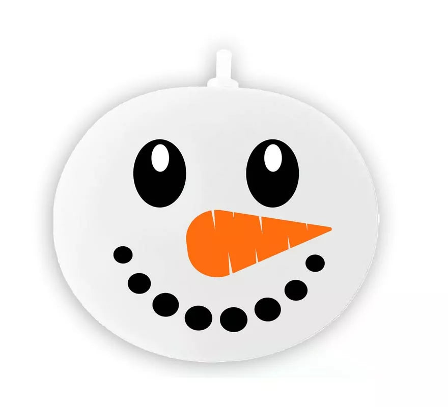 Translation missing: es.Bolsa 5 Globos Muñeco Nieve con Luz