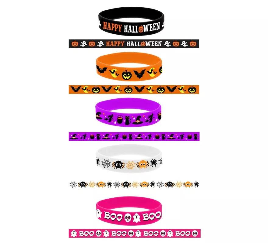 Translation missing: es.Bolsa 5 Pulseras Silicona para Halloween